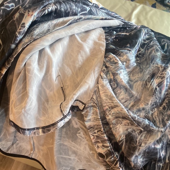 Helmut Lang Cellophane Silk Print Skirt - Picture 13 of 13